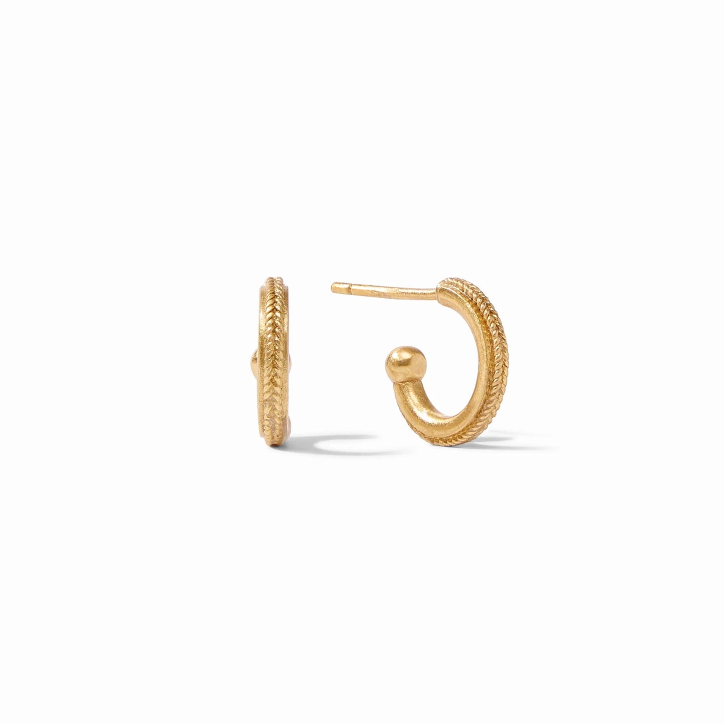 Julie Vos Aurora Hoop & Charm Earrings