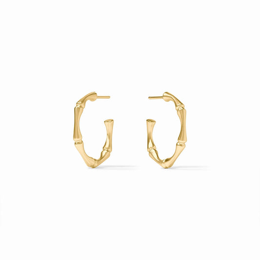Julie Vos Bamboo Hoop Earrings Small