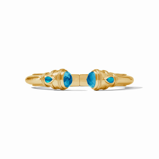 Julie Vos Cannes Demi Cuff Iridescent London Blue