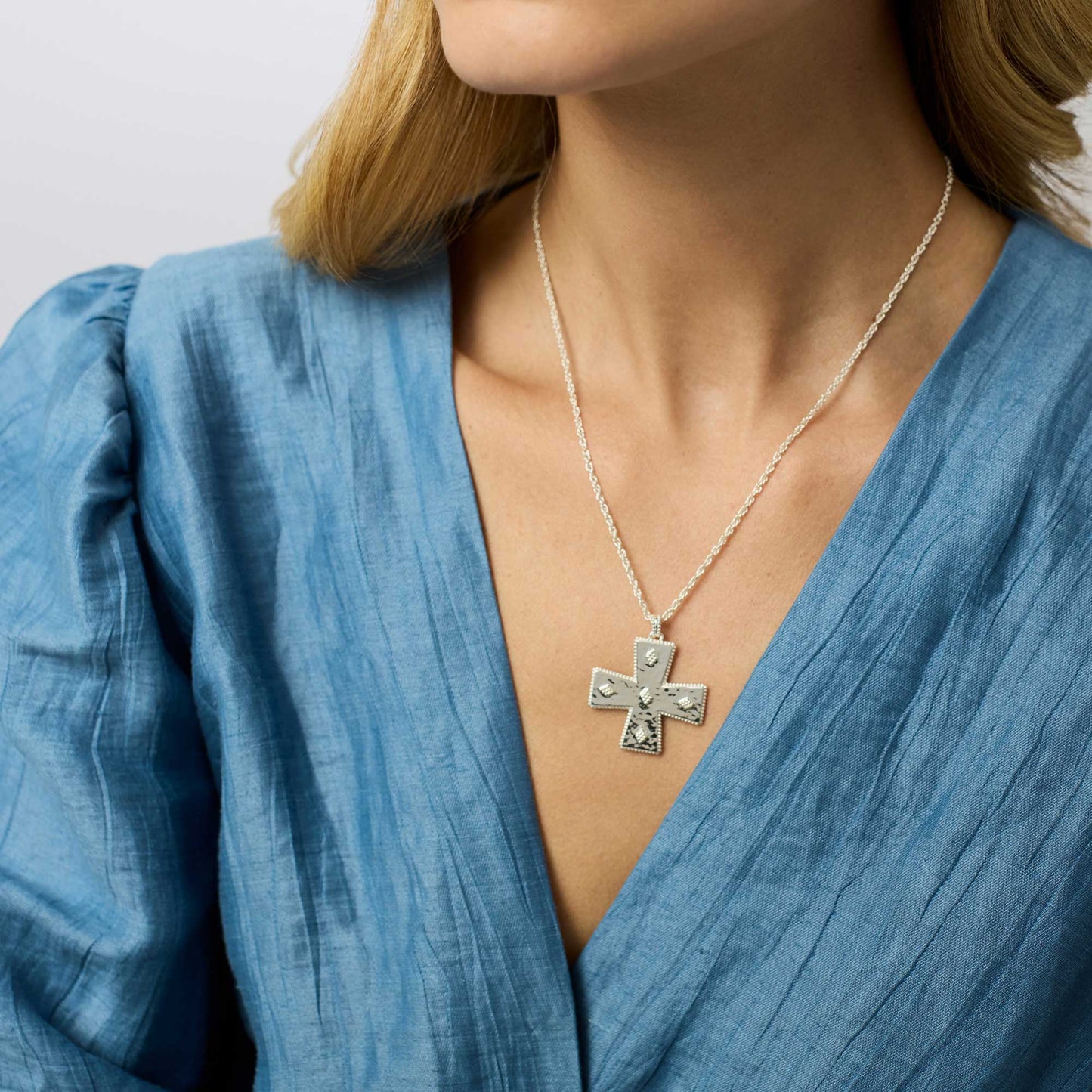 Julie Vos Canterbury Silver Necklace