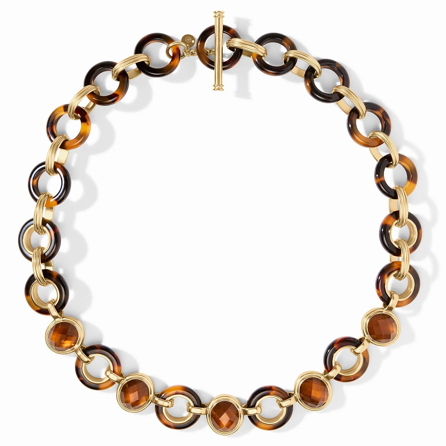 Julie Vos Carnaby Stone Necklace Tortoiseshell