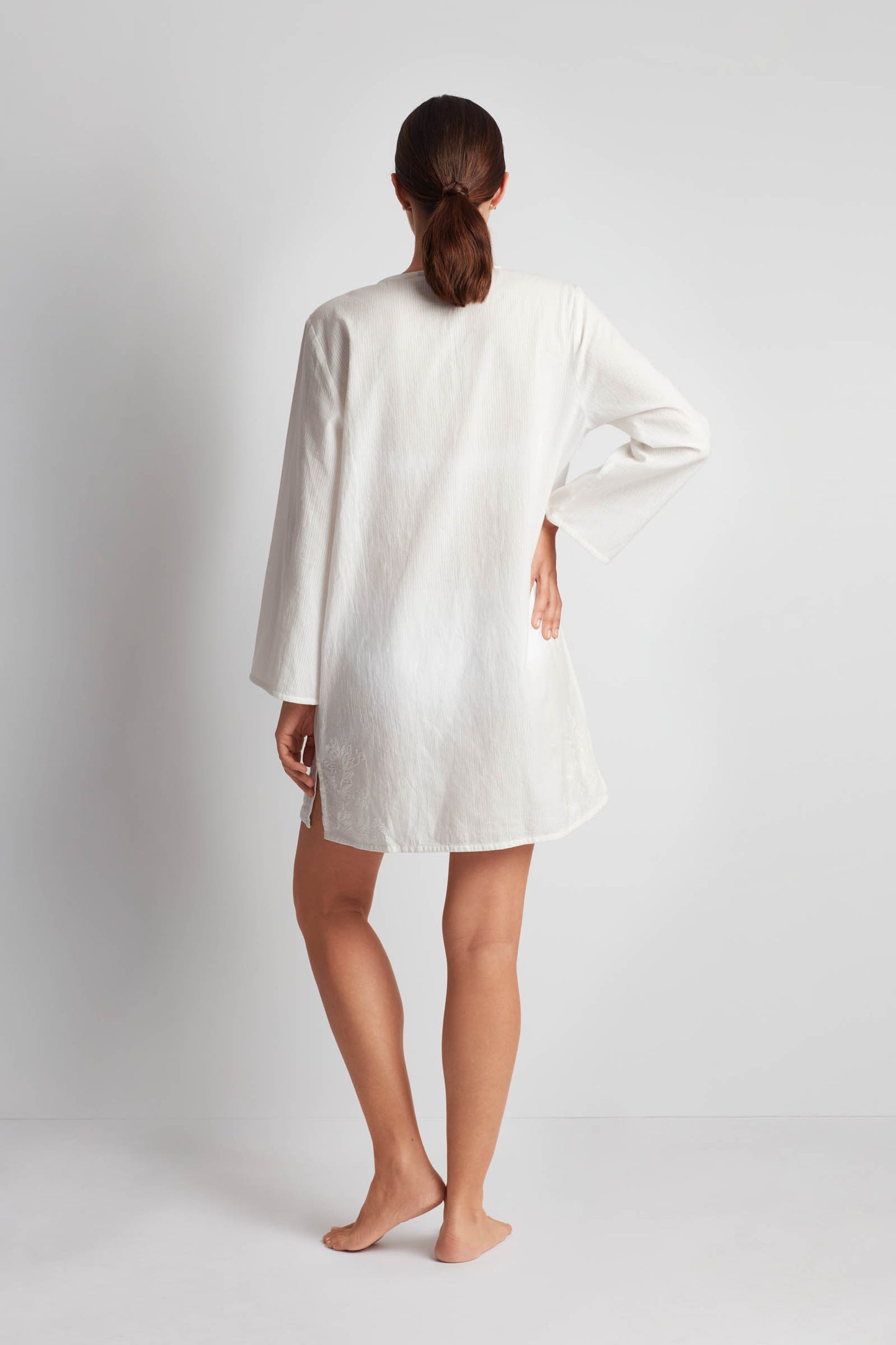 Lauren Ralph Lauren Embroidered Chainstitch Tunic
