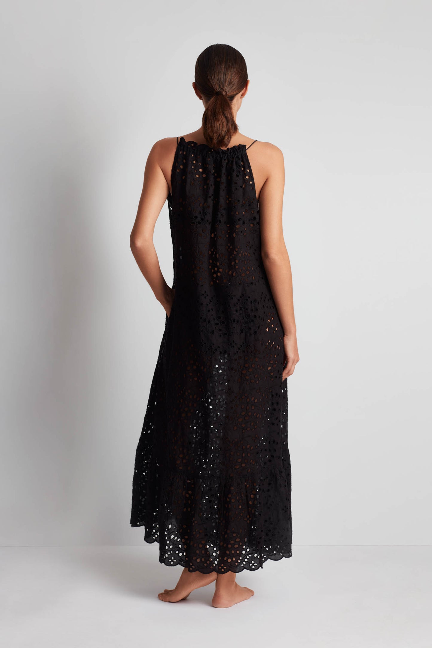 Lauren Ralph Lauren Eyelet Midi Dress