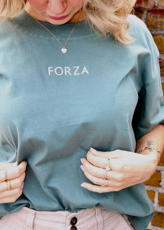 FORZA Green Boxy Tee