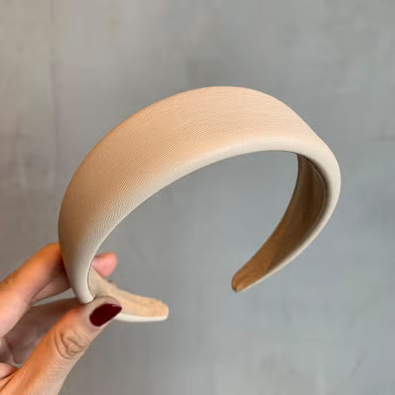 Faux Leather Headband