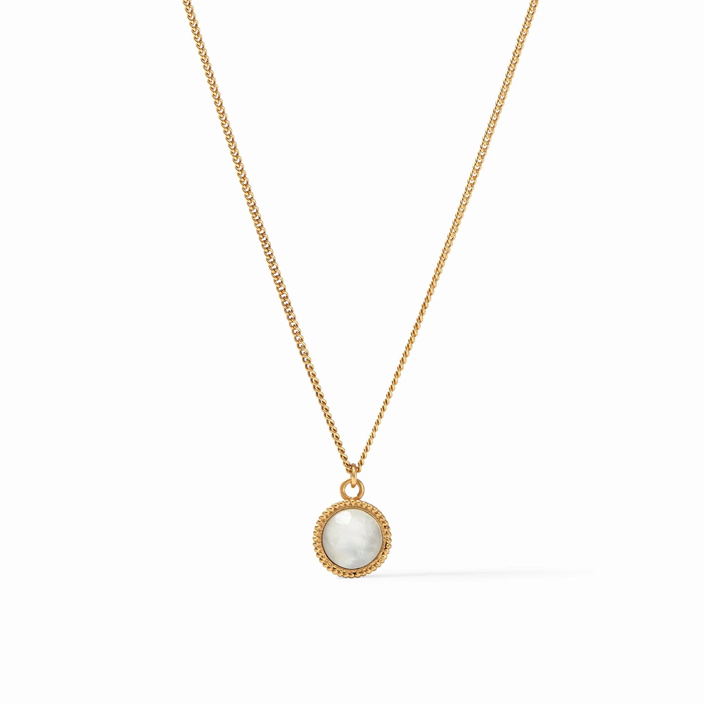 Julie Vos Fleur-de-Lis Solitaire Necklace