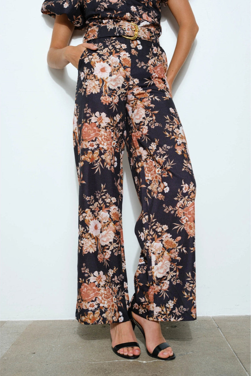 Autumn Floral Pants