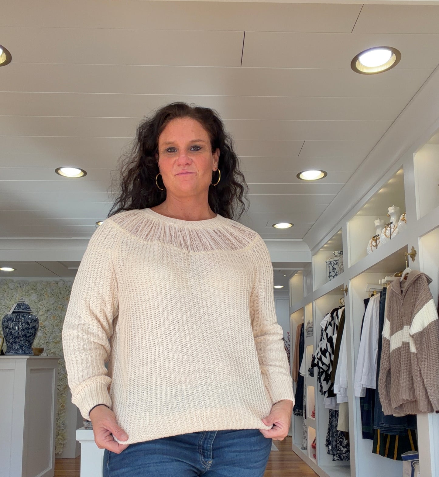 Touch of Lace Sweater