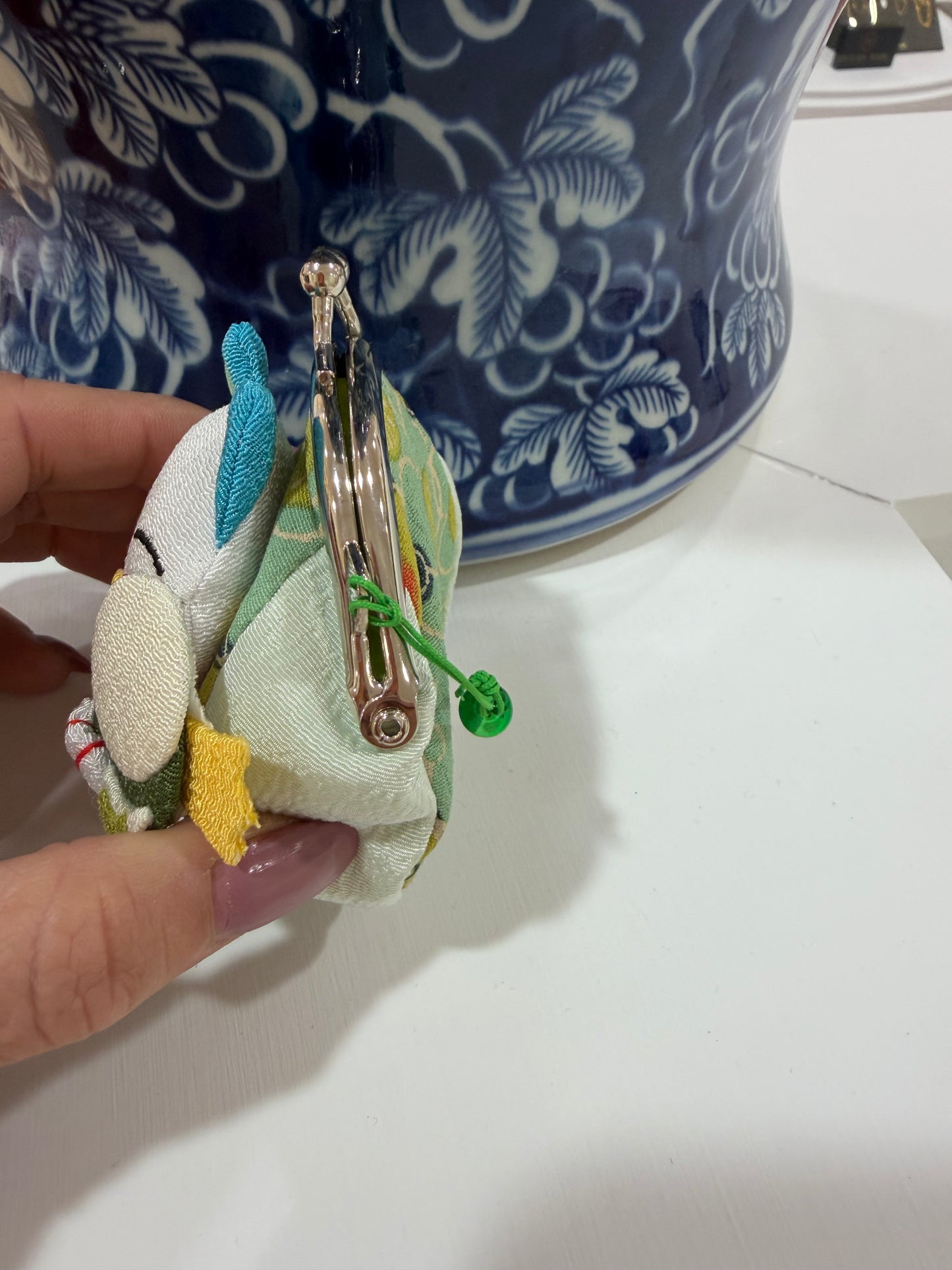 Green Cat Purse