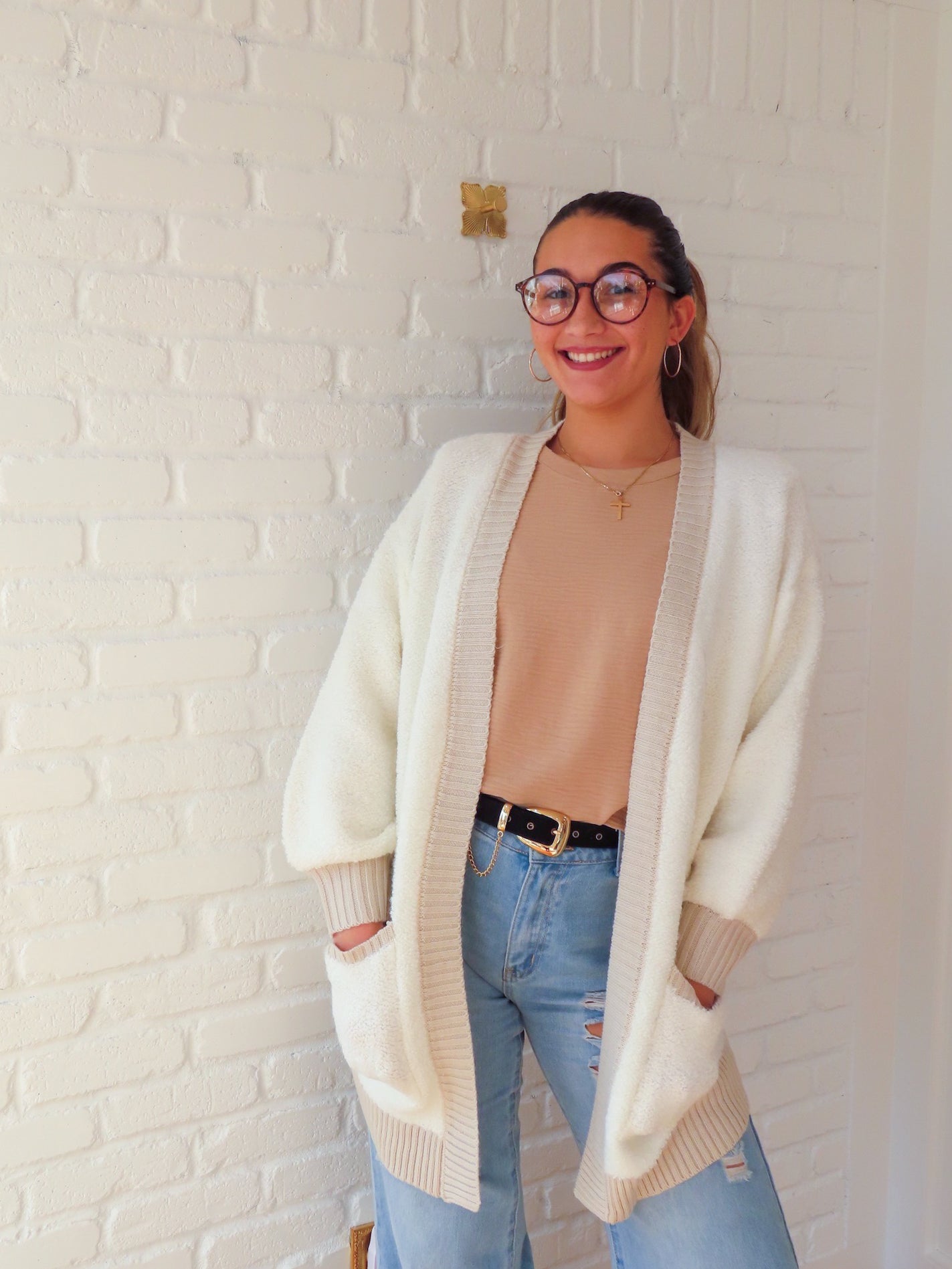 Paige Open Front Plush Cardigan