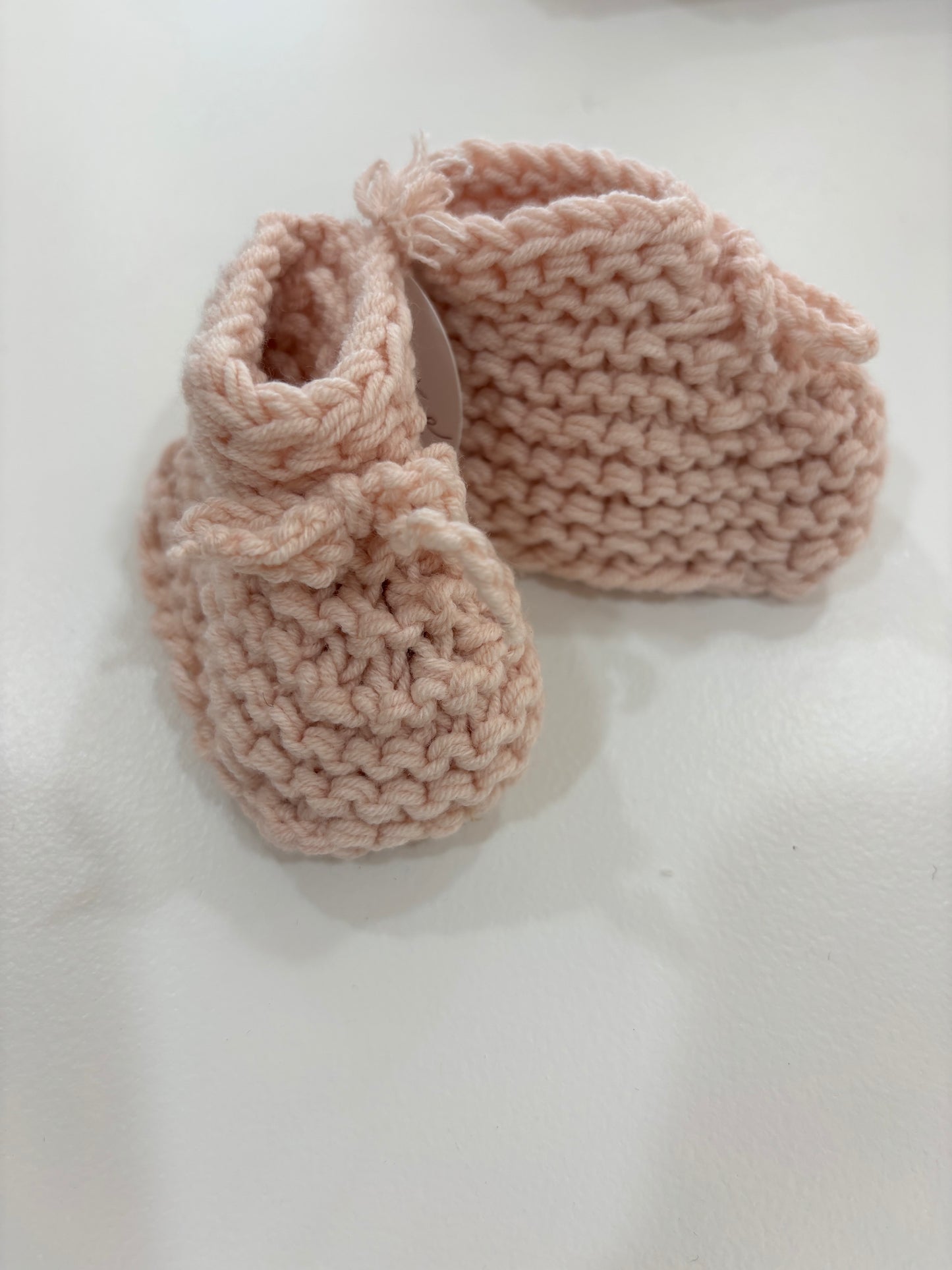 Crocheted Knit Baby Booties