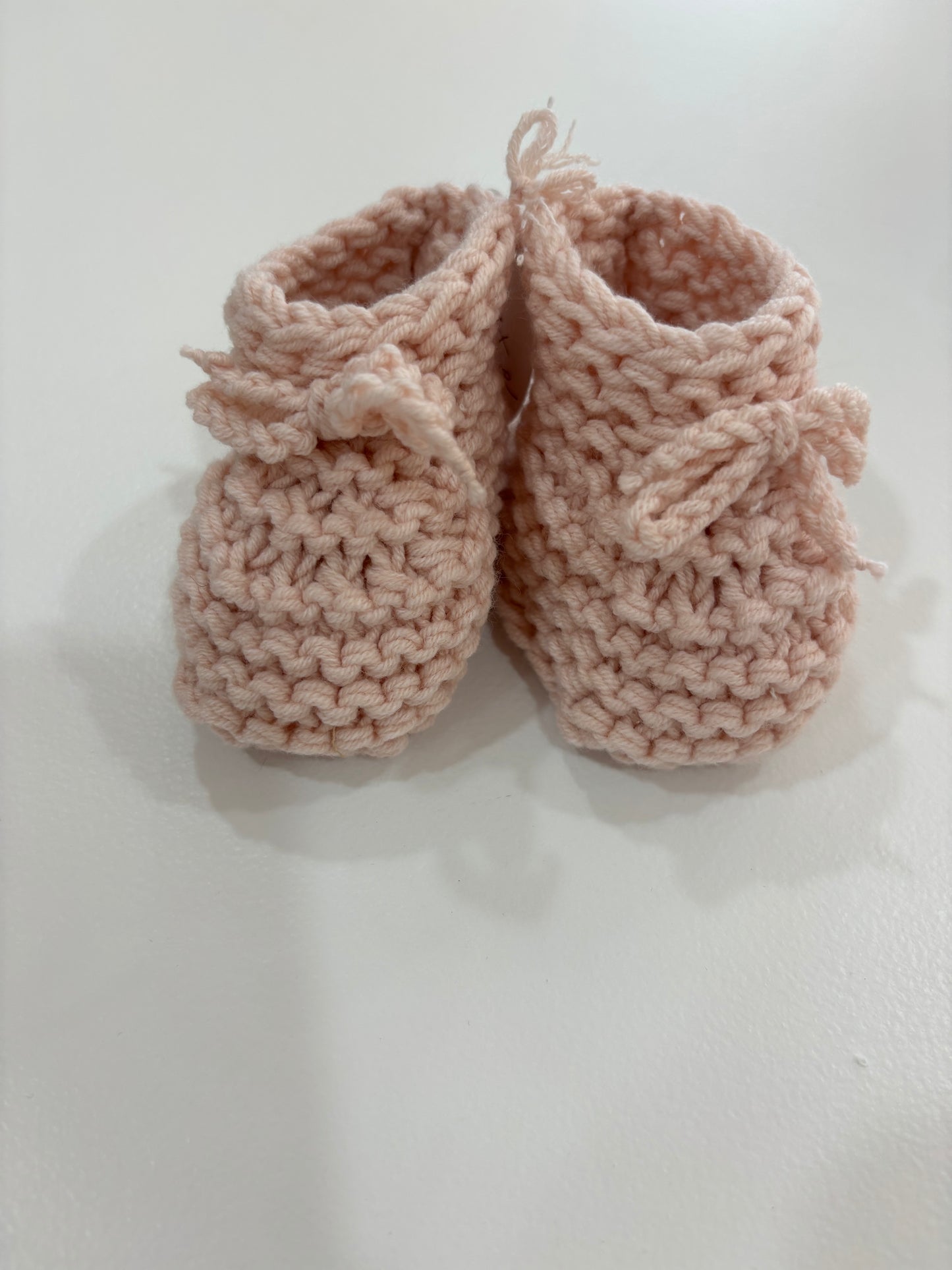 Crocheted Knit Baby Booties