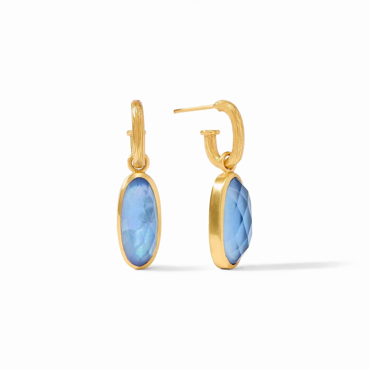 Julie Vos Ivy Hoop & Charm Earrings