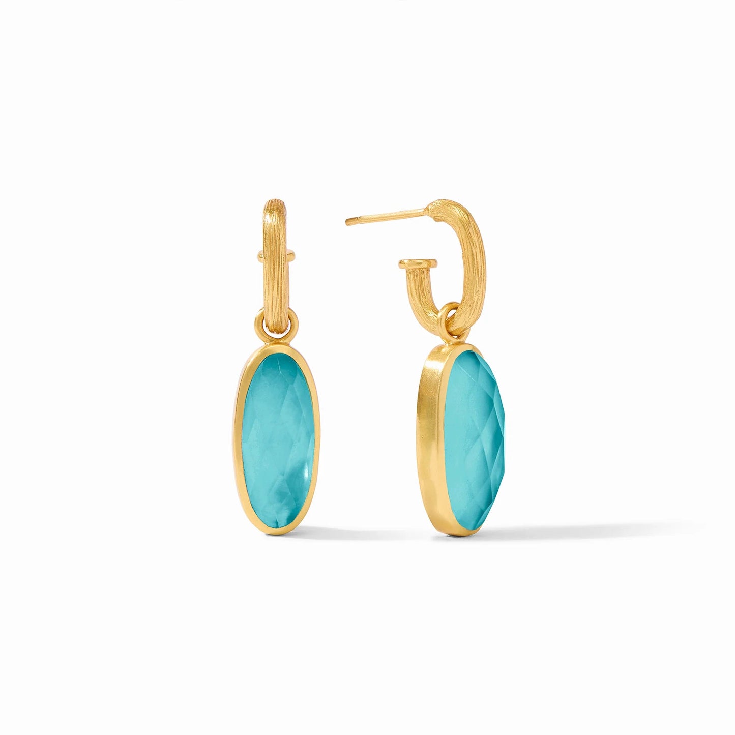 Julie Vos Ivy Hoop & Charm Earrings