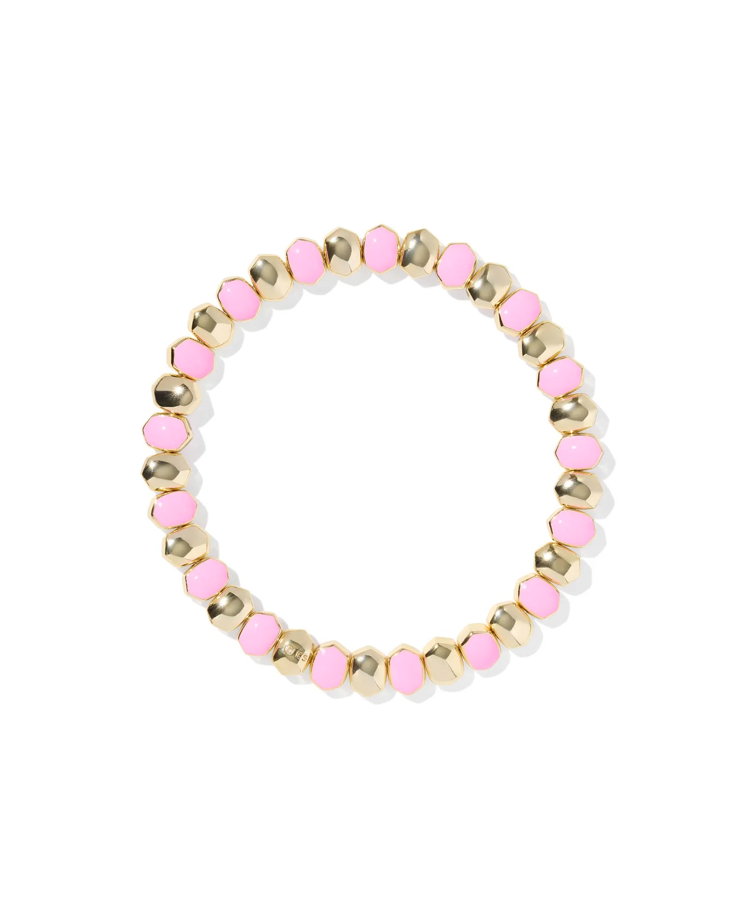 Kendra Scott Daphne Enamel Stretch Bracelet Light Pink Enamel