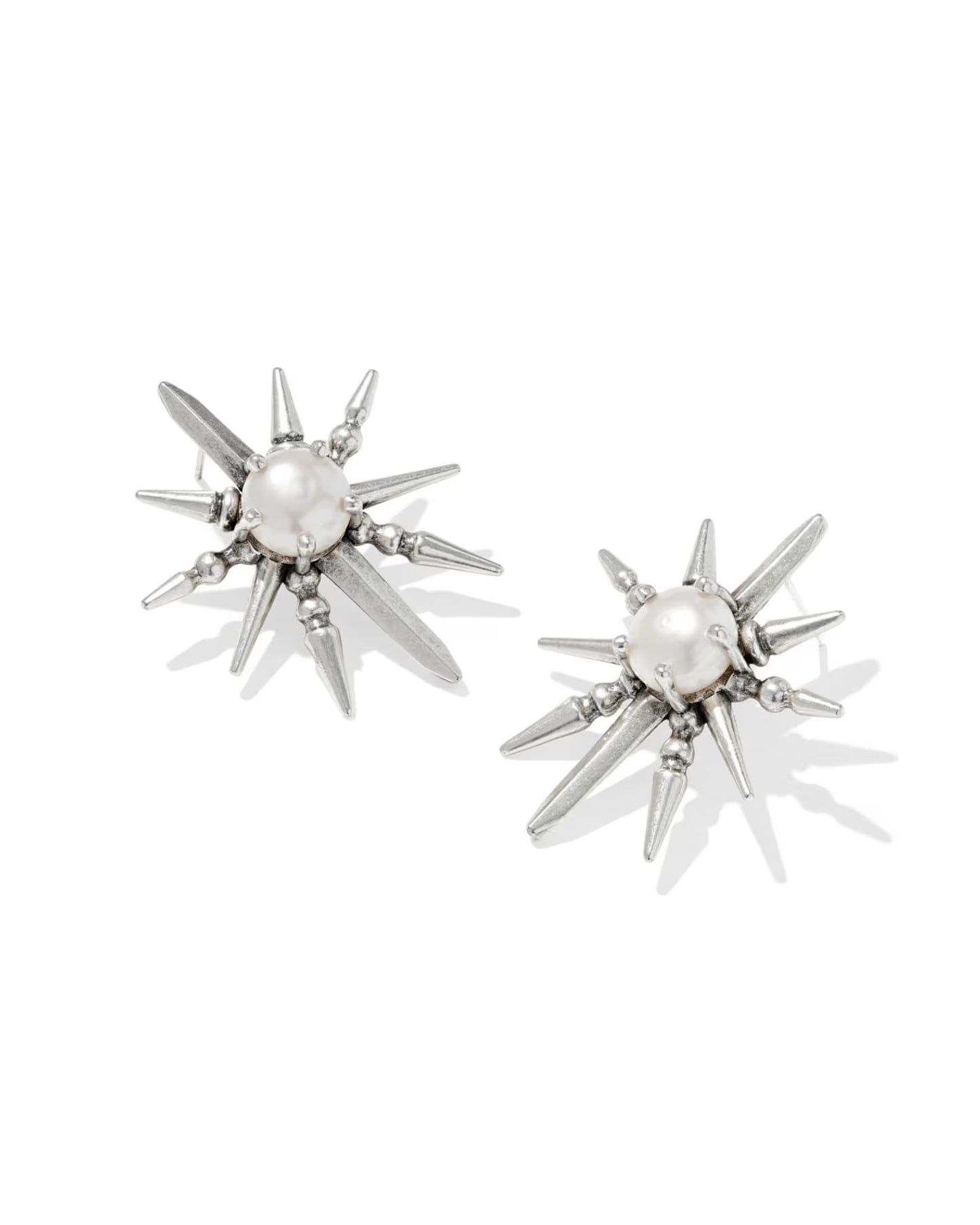 Kendra Scott Rogan Vintage Silver Stud Earrings