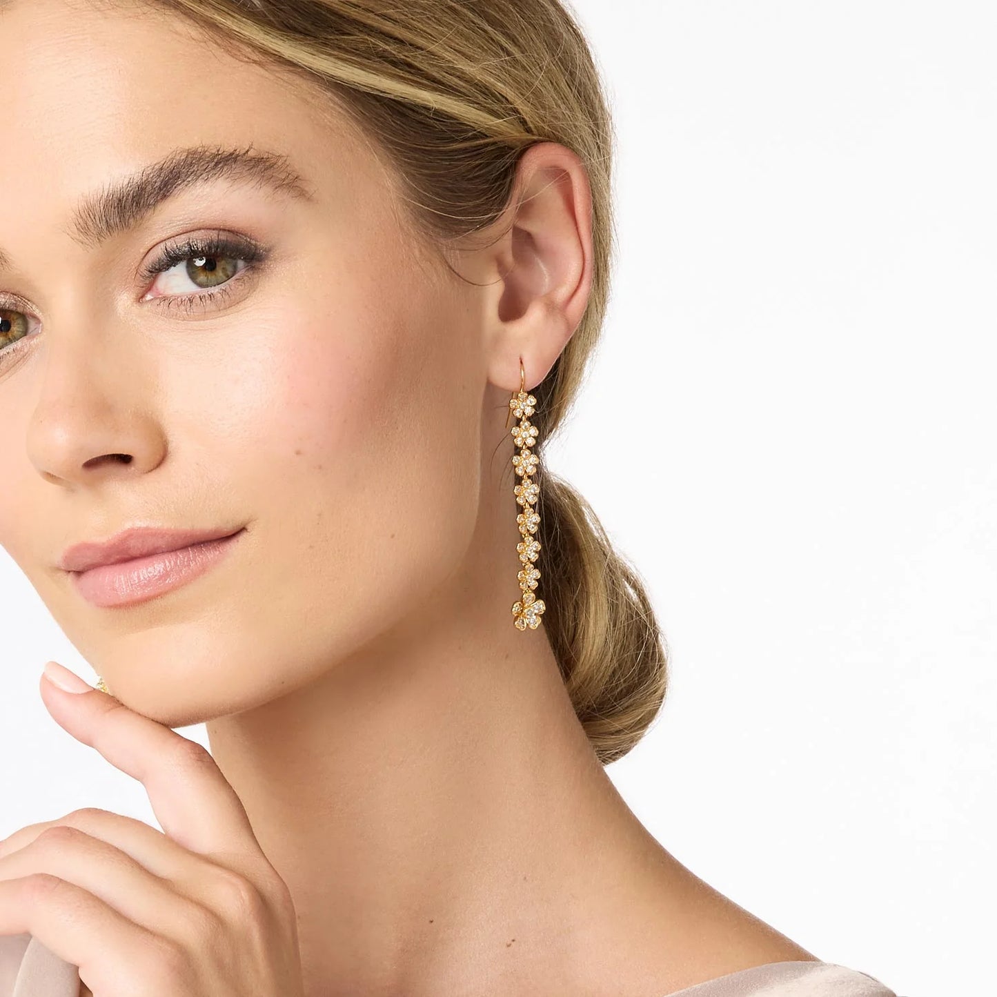Julie Vos Laurel Tier Earrings