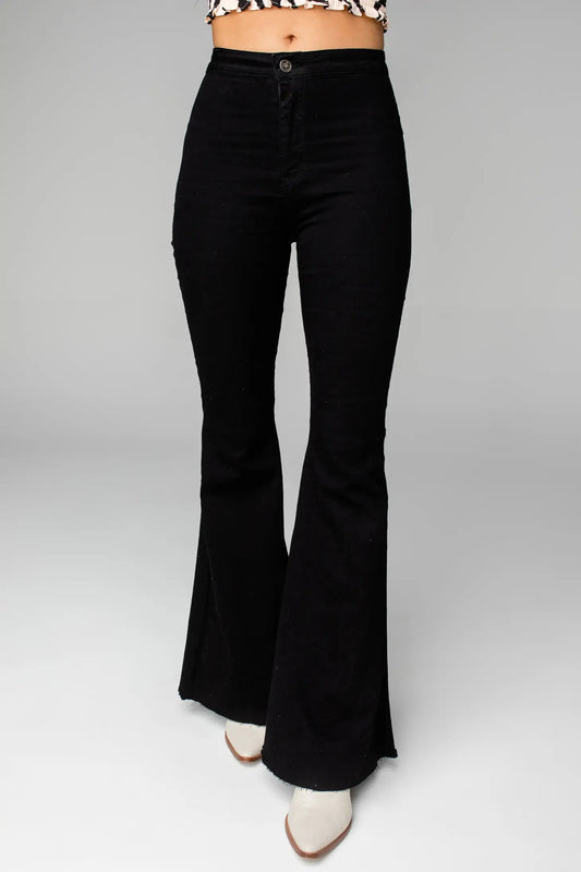Moonshine Flare Black Jeans