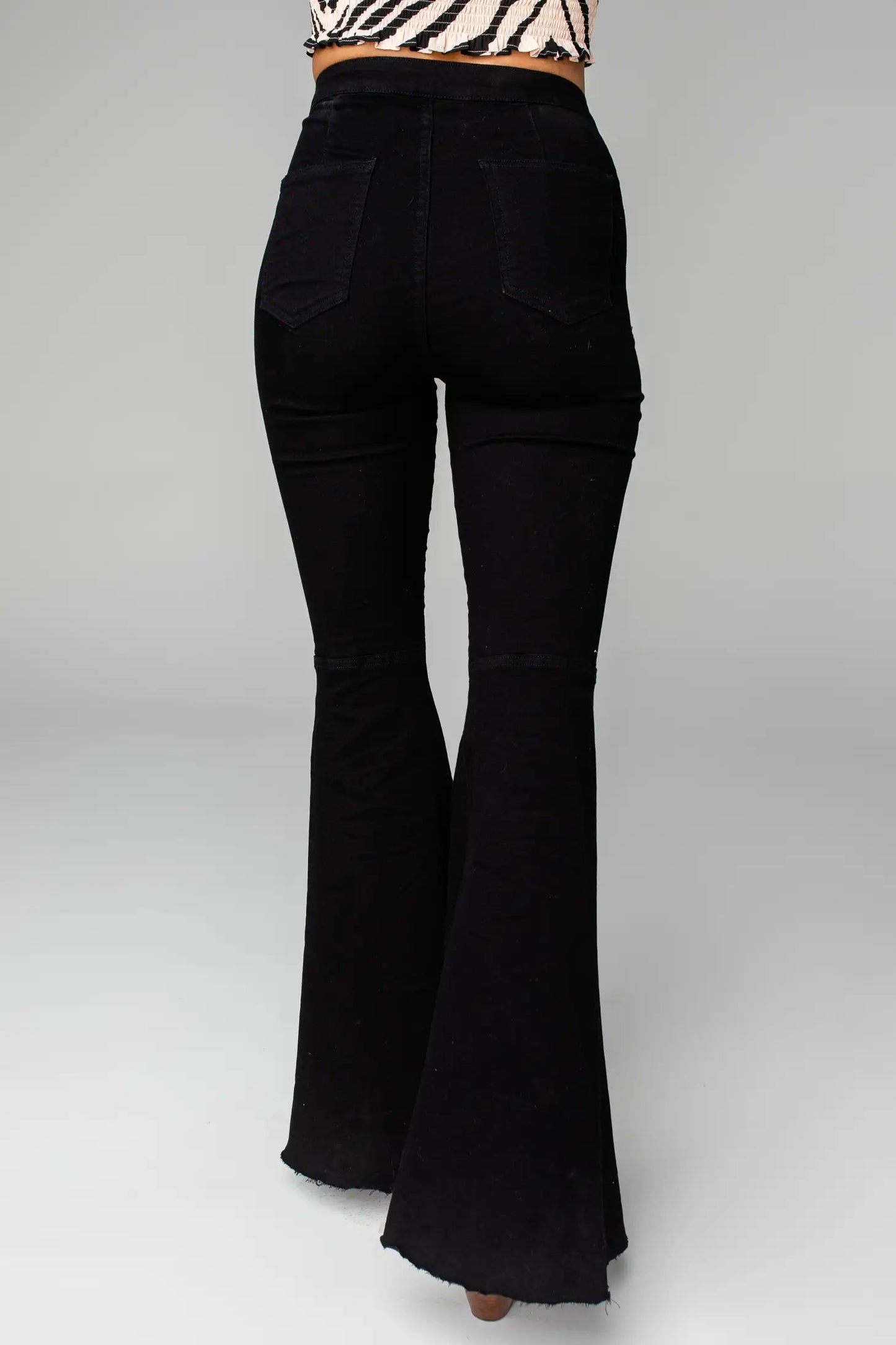 Moonshine Flare Black Jeans