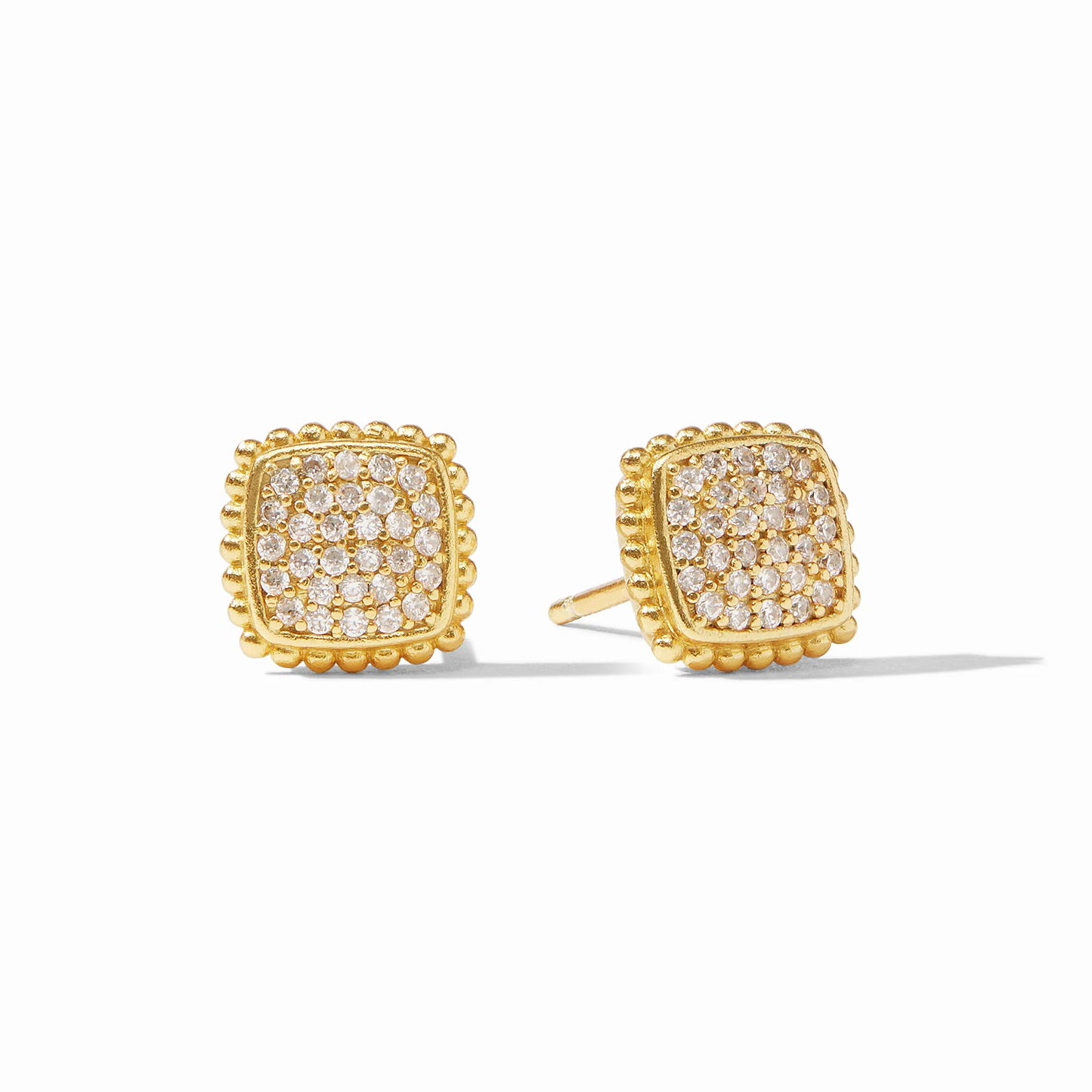 Julie Vos Noel Pave Stud Earrings
