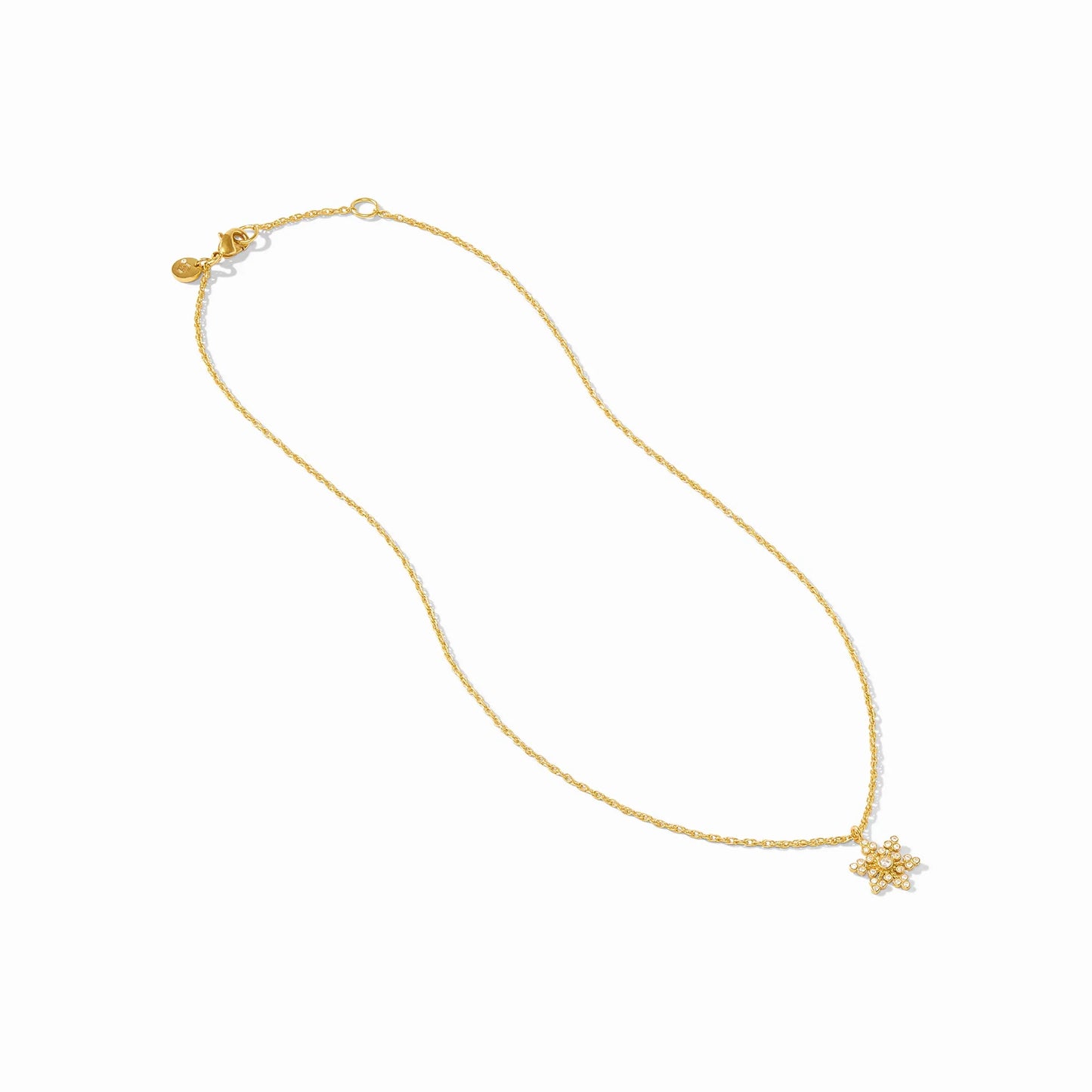 Julie Vos Noel Star Solitaire Necklace