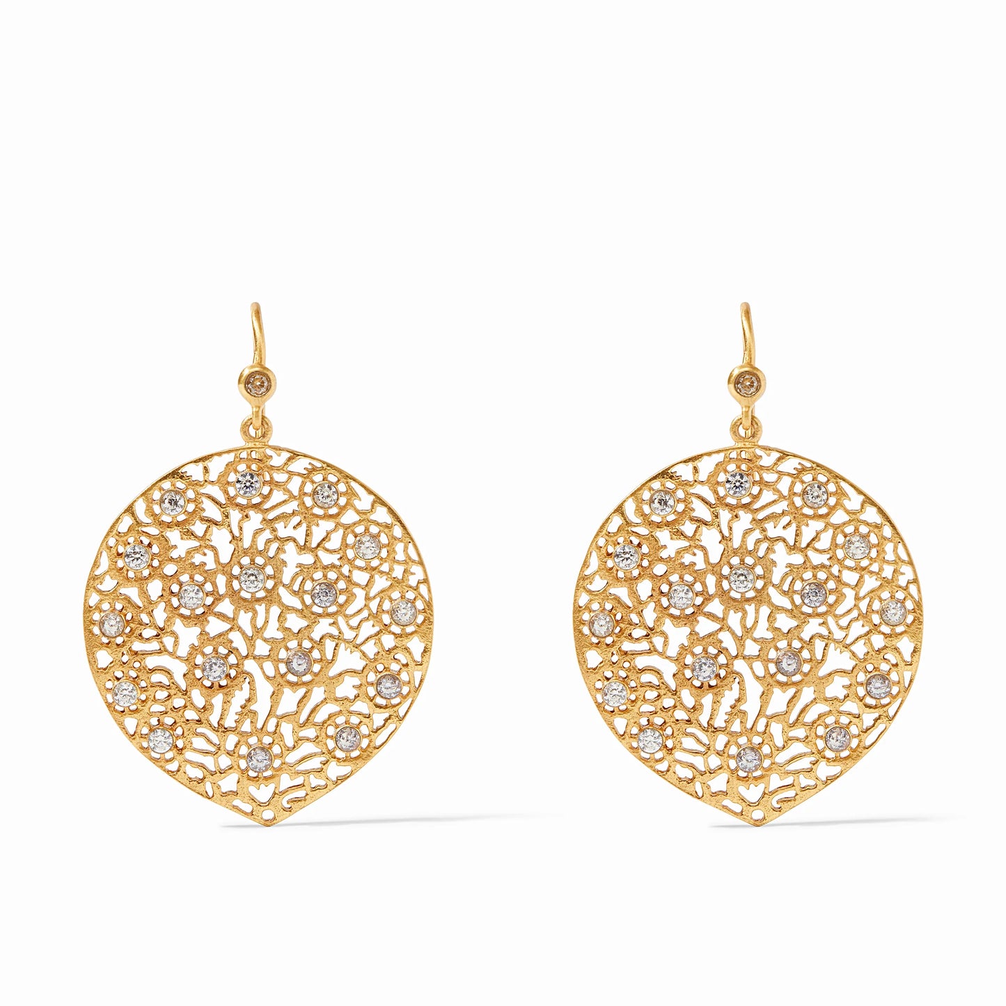 Julie Vos Peacock Earring Cubic Zirconia