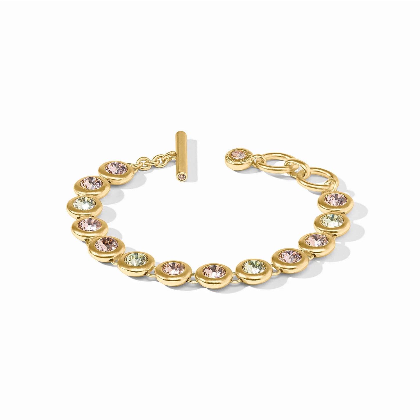 Julie Vos Rainbow Tennis Bracelet Champagne Radiance