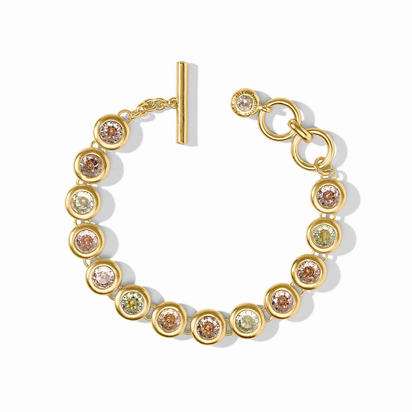 Julie Vos Rainbow Tennis Bracelet Champagne Radiance
