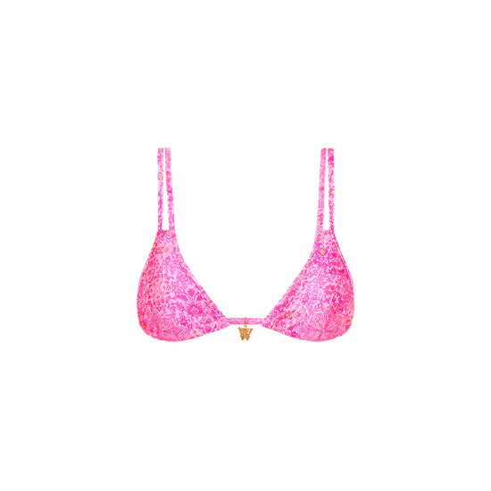 Kulani Kinis Twin Strap Bralette Bikini Top Rose Quartz