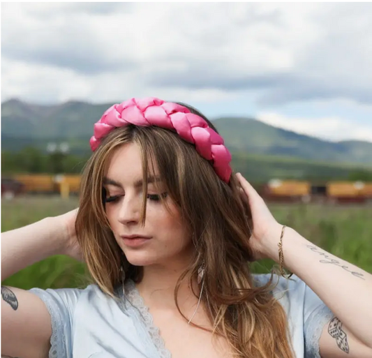 Braided Satin Halo Headband