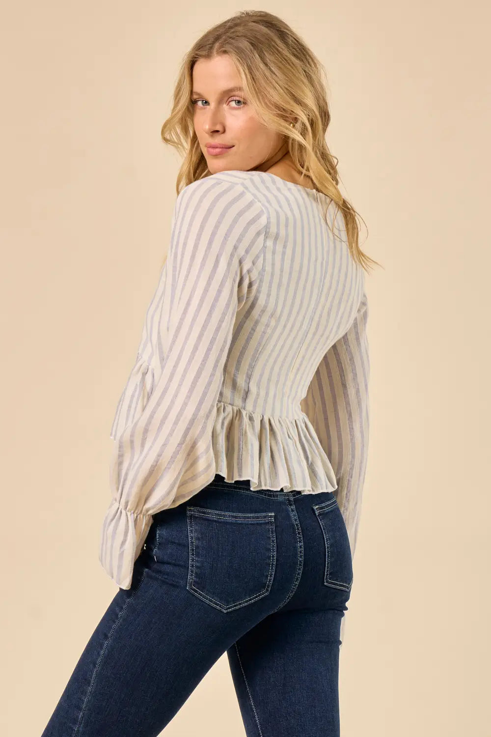 Striped Linen Blouse