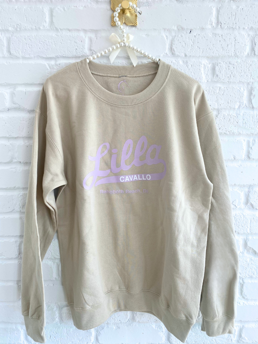 Candy Lilla Crewneck Sweatshirts
