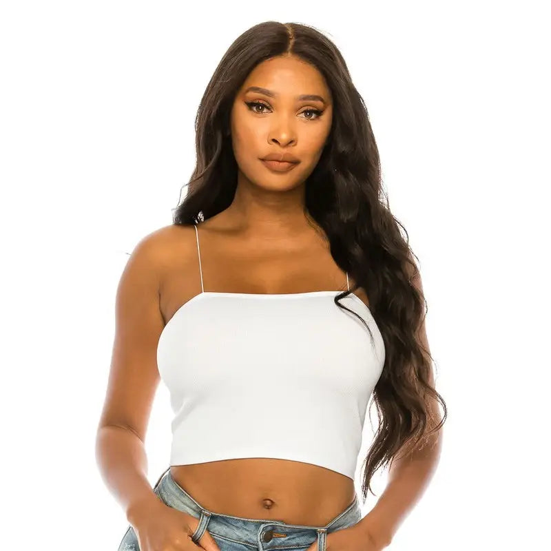 Thin Straps Tube Top