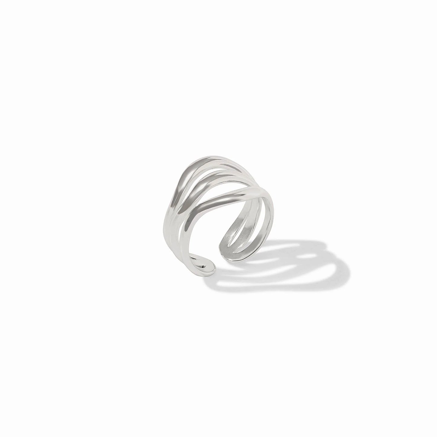 Julie Vos Wave Ring Silver