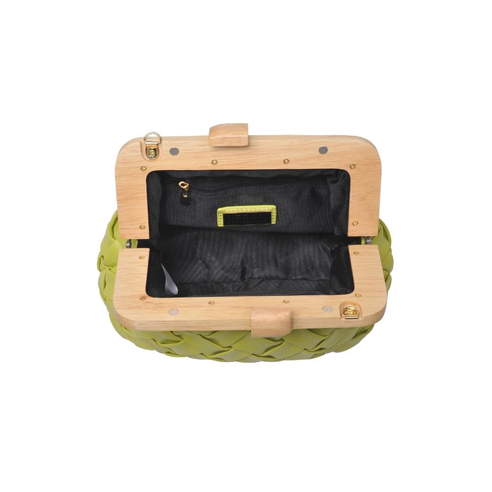 Citron Woven Clutch