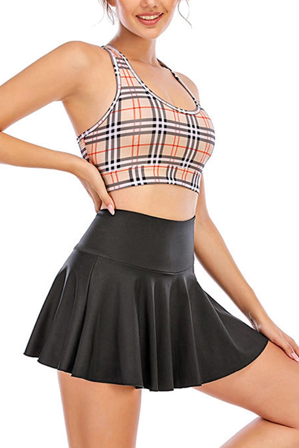 Tea Time Athletic Tennis Skort with Pockets