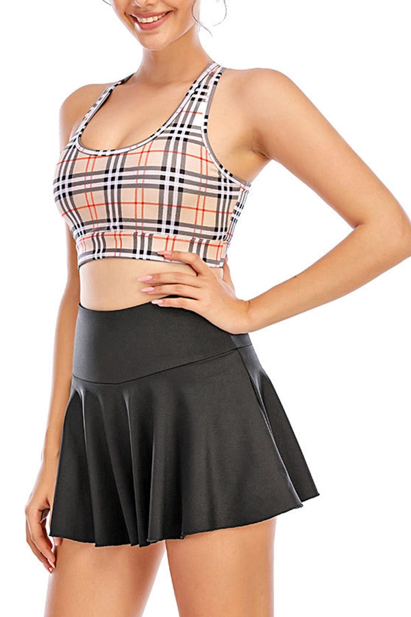 Tea Time Athletic Tennis Skort with Pockets