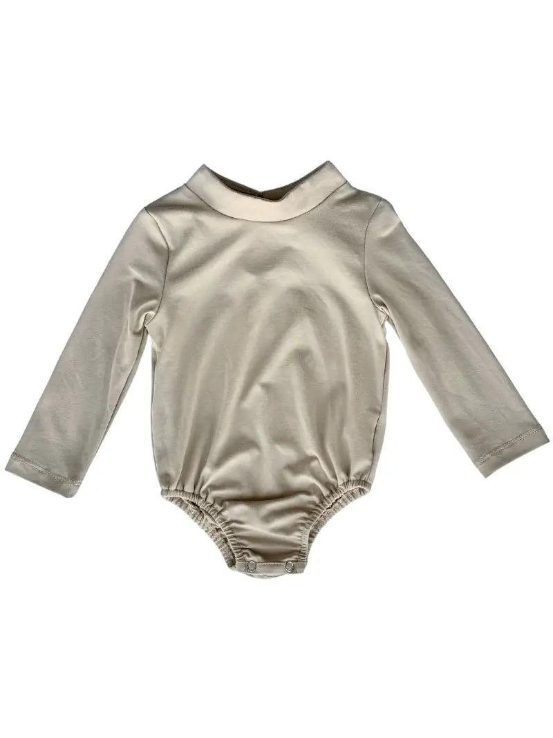 Aspen Mock Turtleneck Baby Toddler Leotard - Main Image