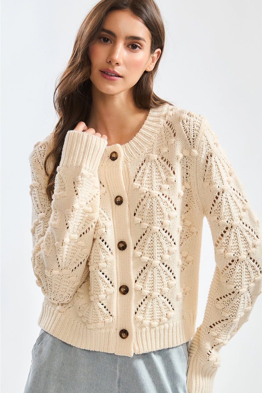 Sea Shell Knit Cardigan
