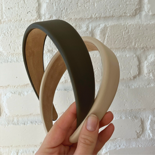 Faux Leather Headband