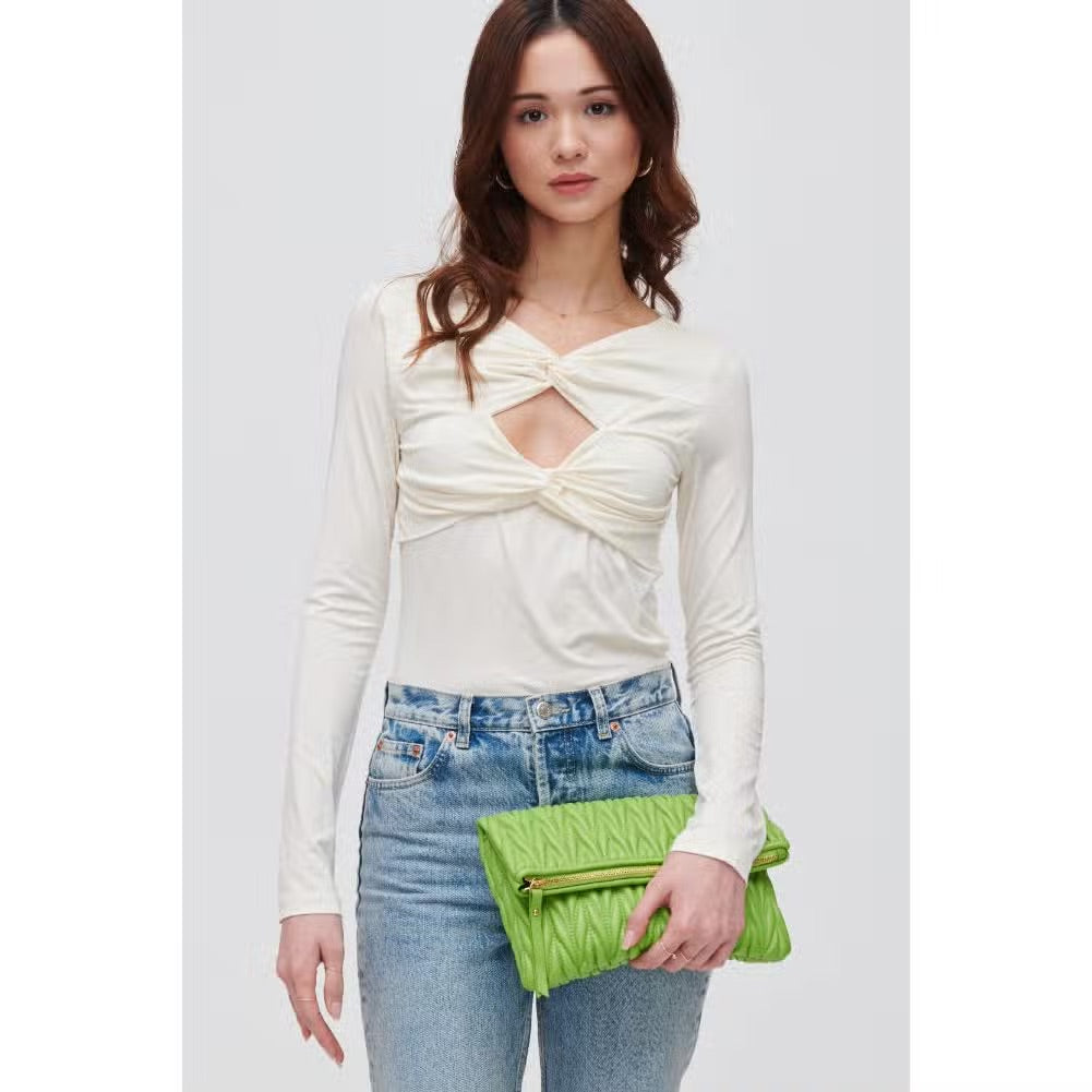 Pistachio Lucia Clutch