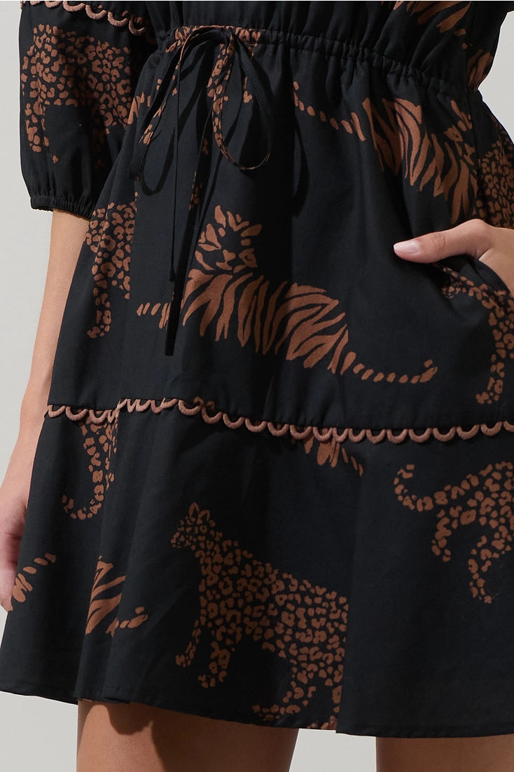 Jungle Cat Mini Dress