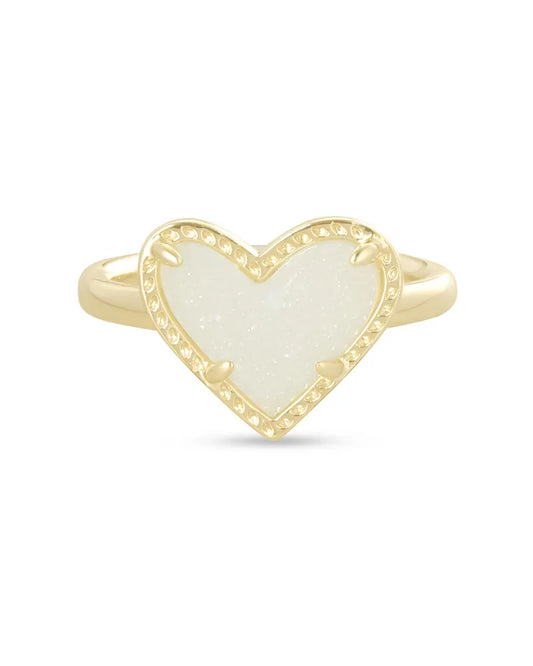 Kendra Scott Ari Heart Band Ring