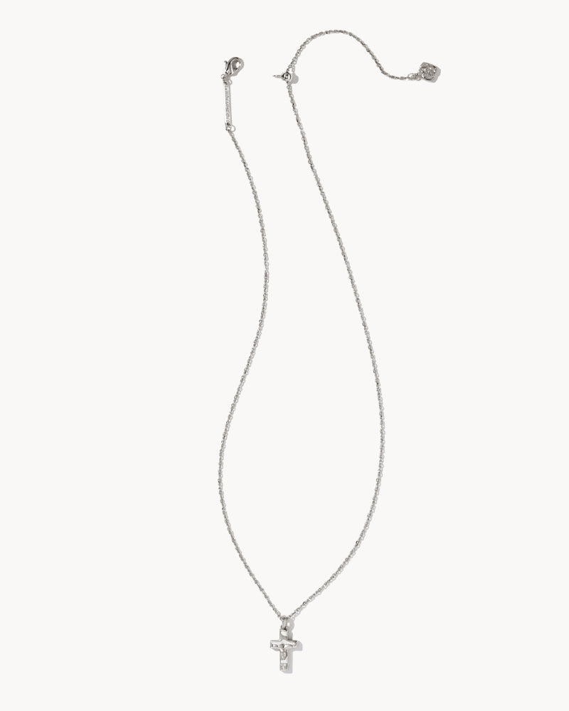 Kendra Scott Silver Cross Pendant Necklace