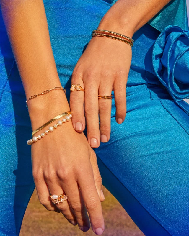 Kendra Scott Courtney Paperclip Bracelet Gold