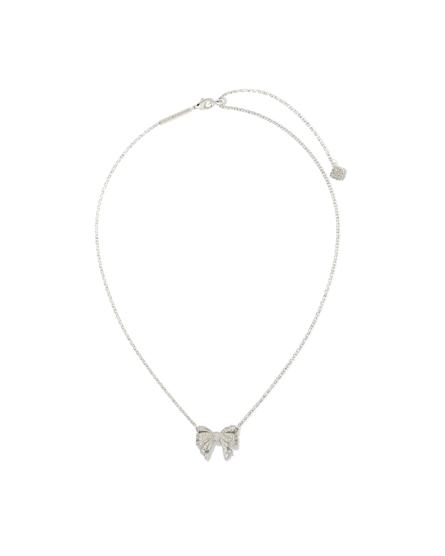 Kendra Scott Krista Bow Short Pendant Necklace