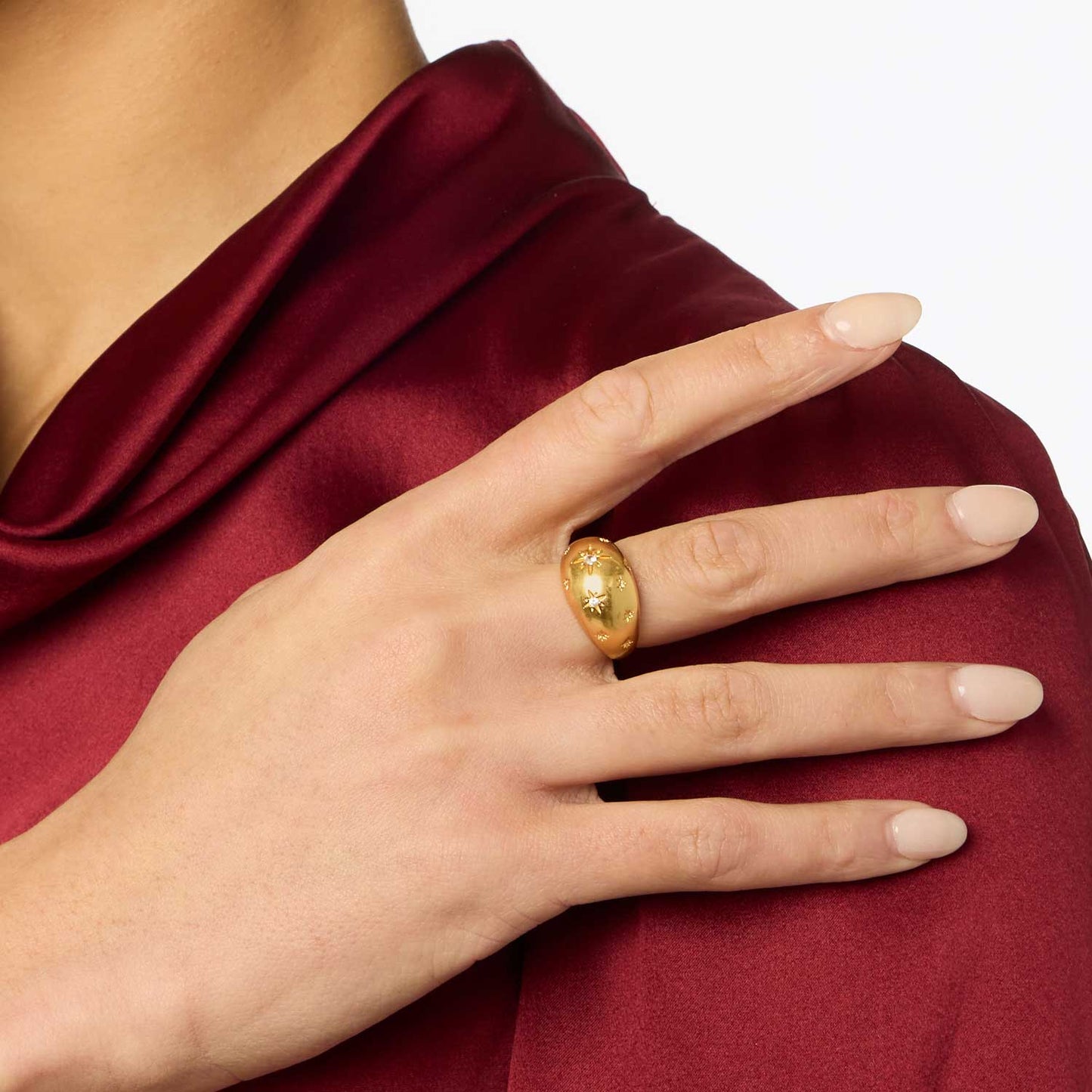 Julie Vos Luna Ring Cubic Zirconia size 7