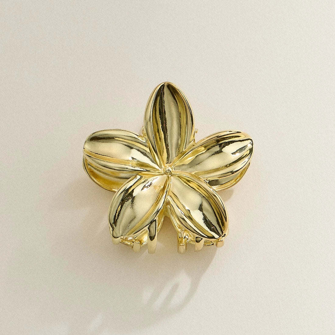 Metal Flower Claw Clip