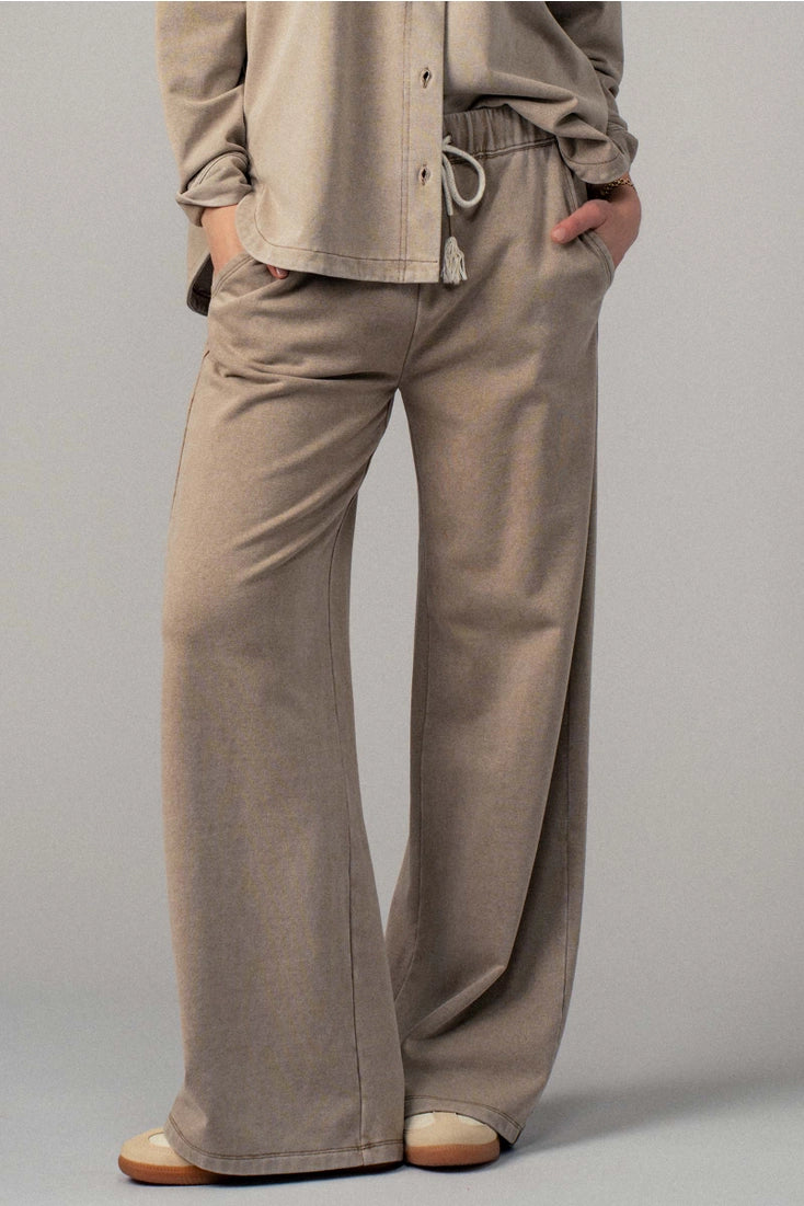 Mocha Drawstring Pants