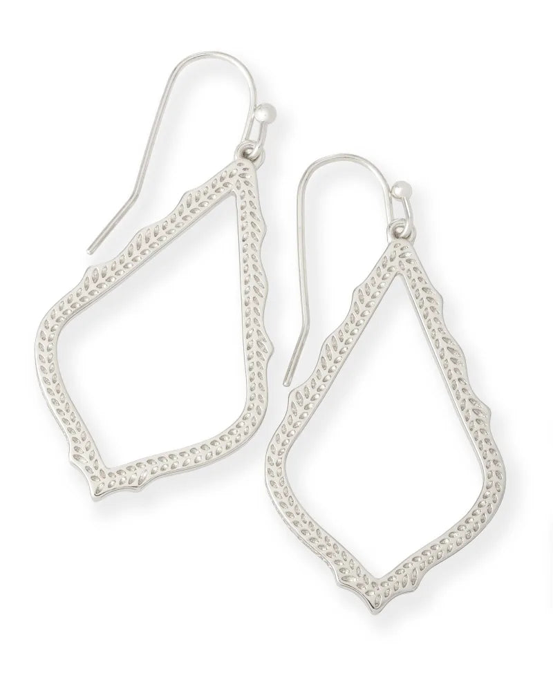 Kendra Scott Sophia Earrings Rhodium Metal
